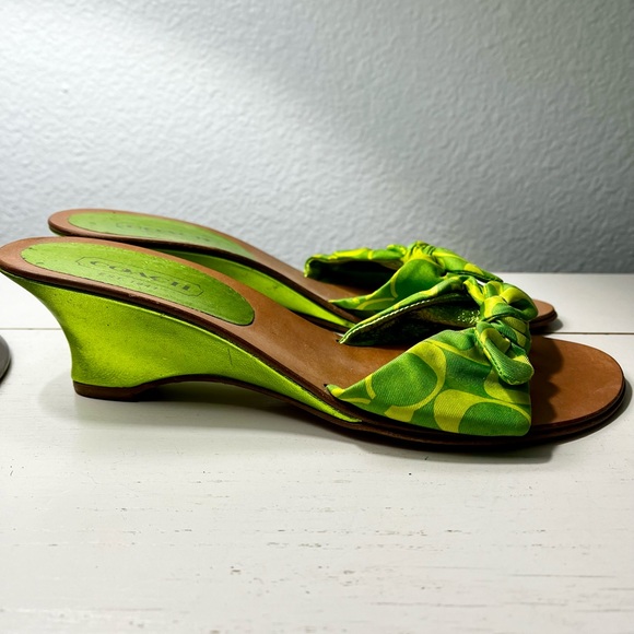 Coach Havana Wedge sandal Sz 7.5 - Picture 2 of 6